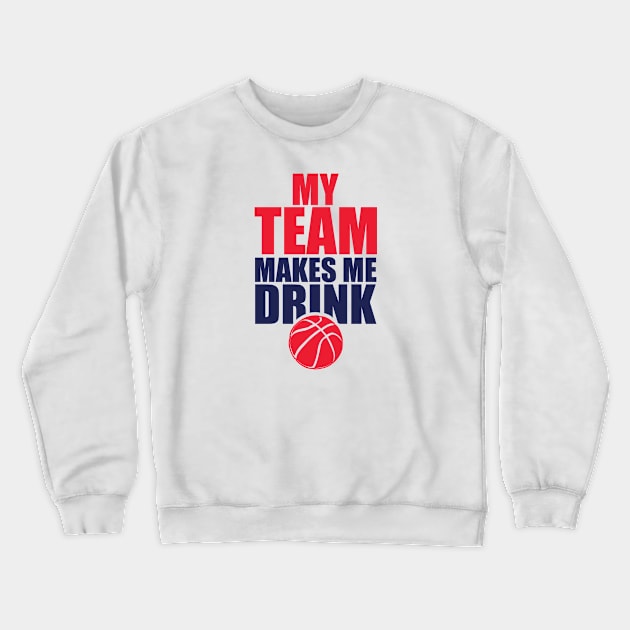 NFL Washington Wizards Drink Crewneck Sweatshirt by SillyShirts